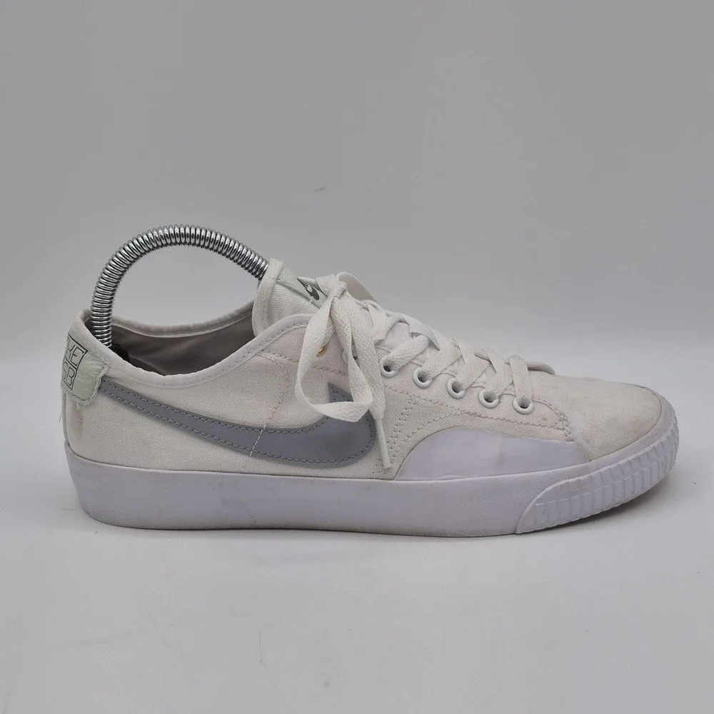 Nike SB‎ Blazer Court Shoes Mens Size 7 White Canvas Skateboarding CZ5605-100